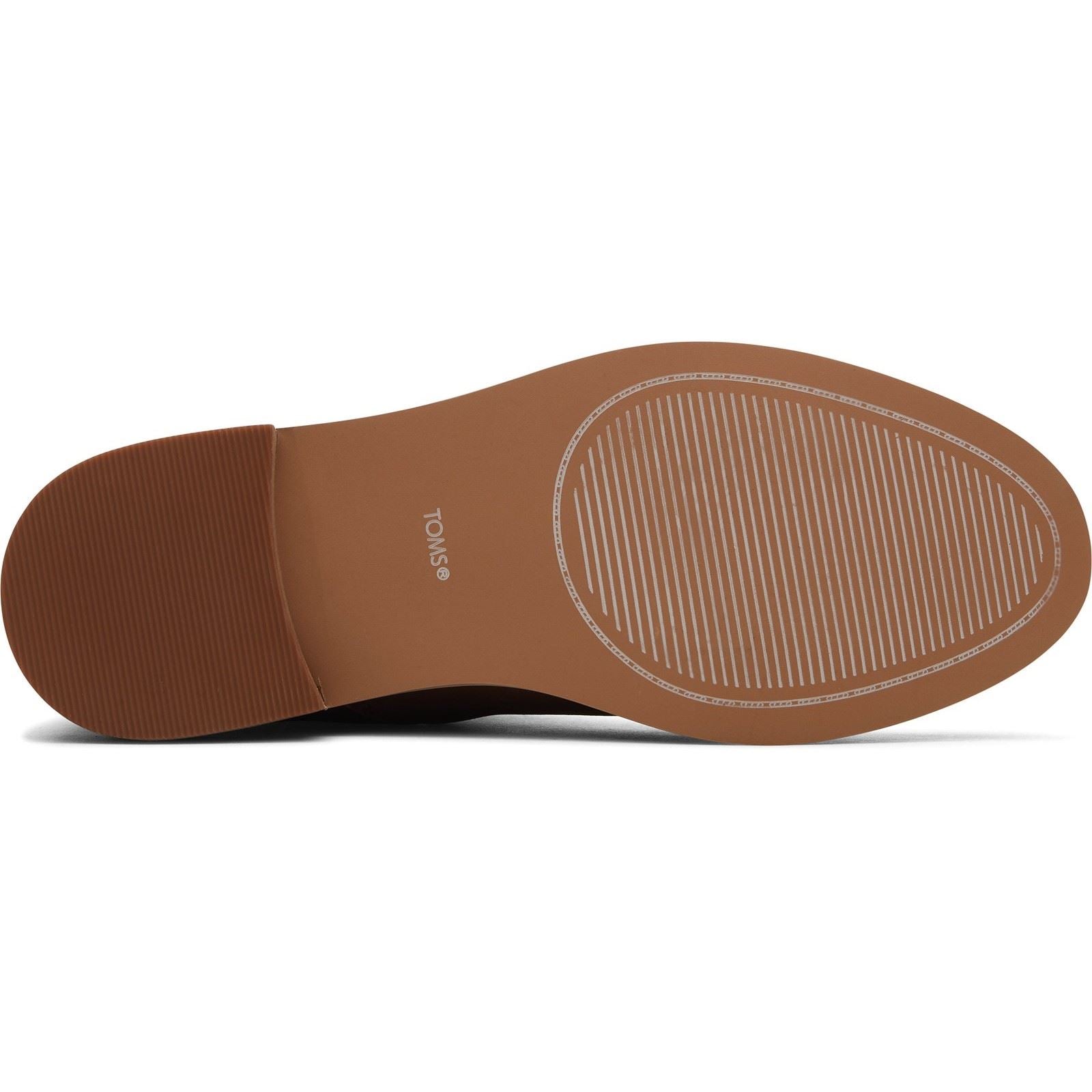 TOMS Charlie Leather Women's Chestnut Flat Chelsea Boots