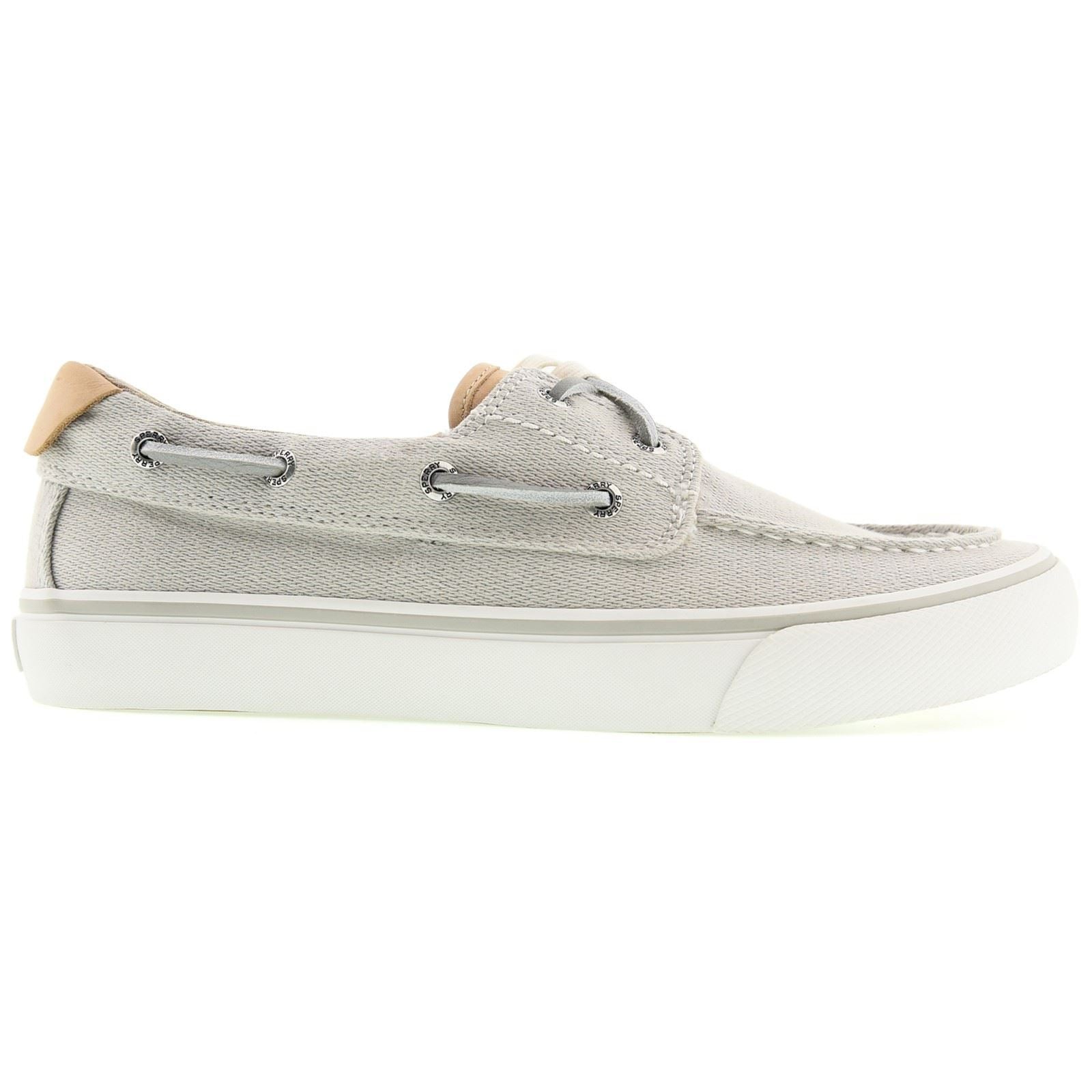 Sperry Helm 2-Eye Textile Men's Grey Boat Shoes