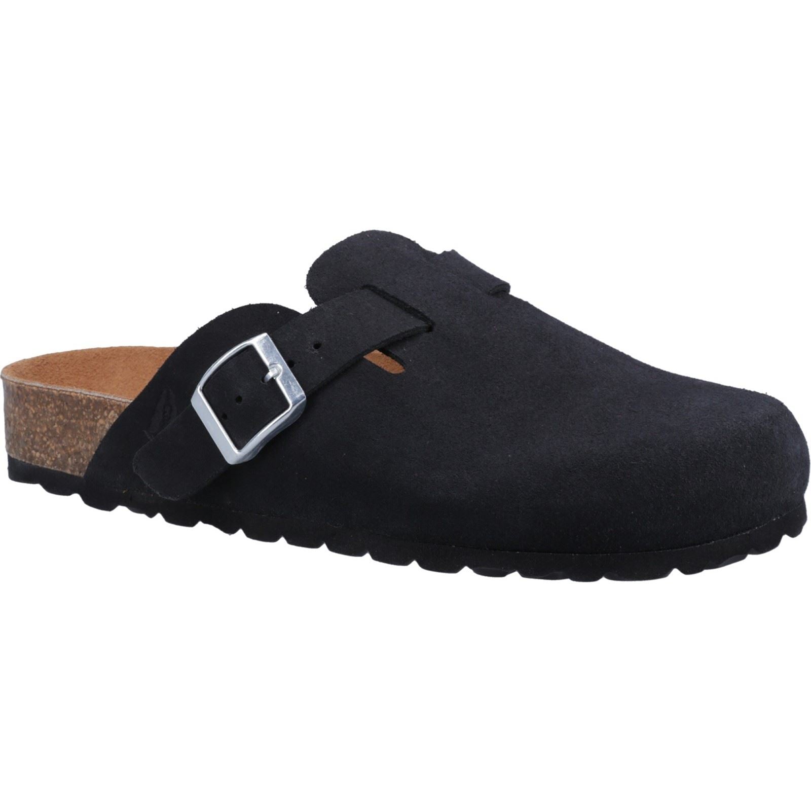 Hush Puppies Bailey Suede Women's Black Mules
