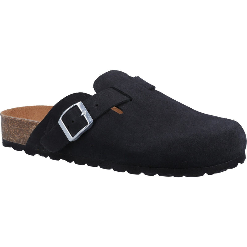 Hush Puppies Bailey Suede Women's Black Mules