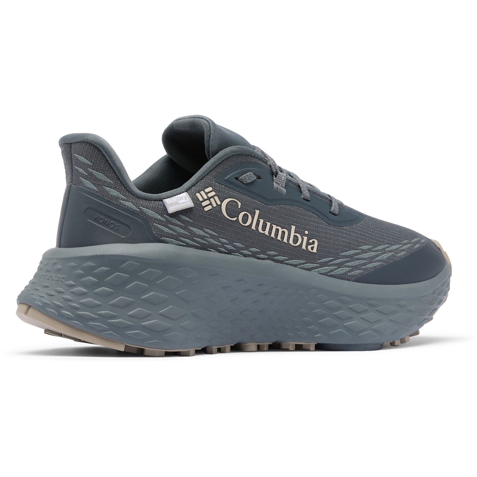 Columbia Konos Trillium Walking Polyester Women's Graphite/Soft Taupe Hiking Shoes