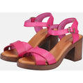 Hush Puppies Georgia Leather Women's Pink Sandals