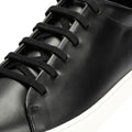 JAK Royal Leather Men's Black Trainers