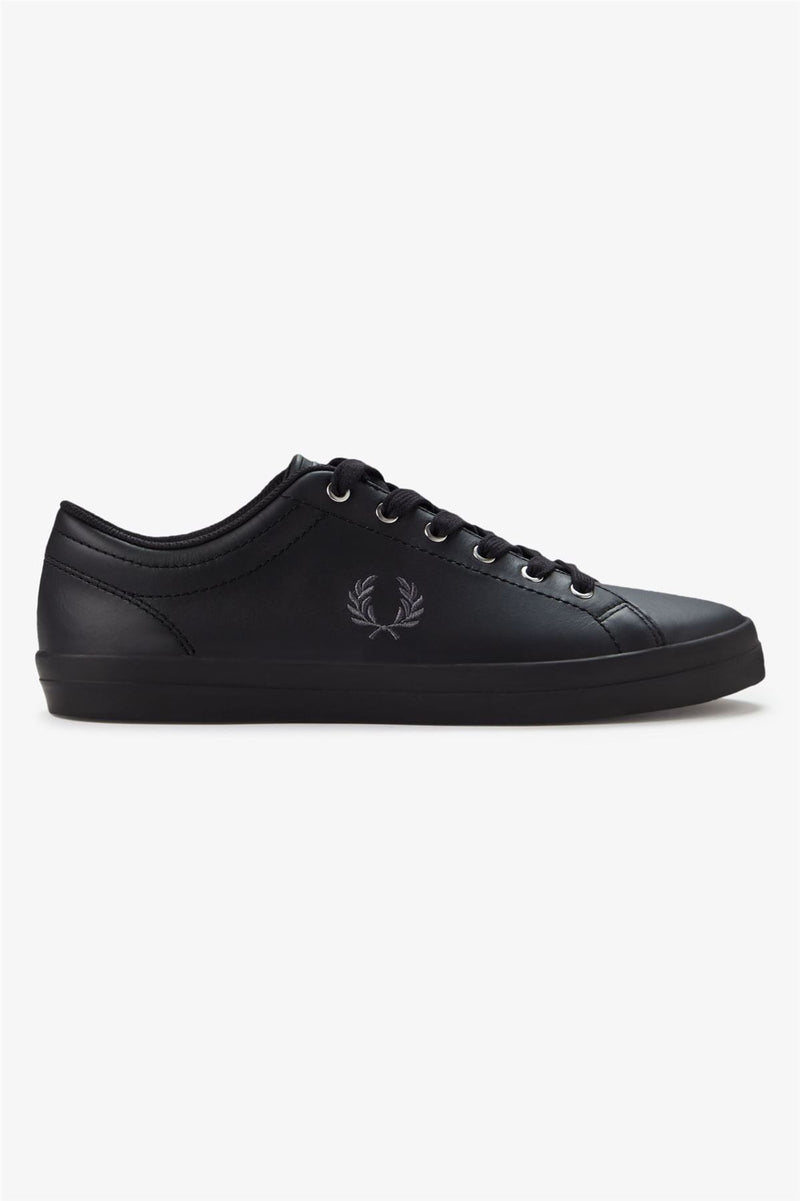 Fred Perry Baseline Leather Men's Black Trainers