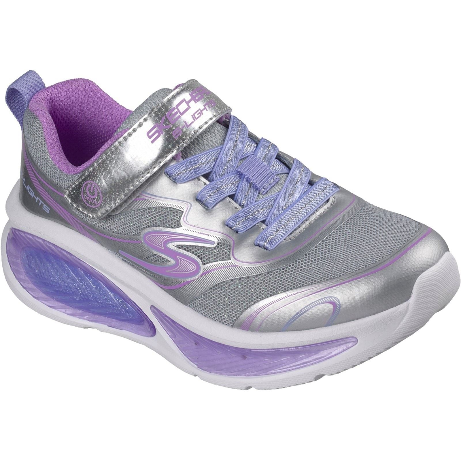Skechers Cosmic Glow 2.0 Silver/Sparkle/Multi Trainers