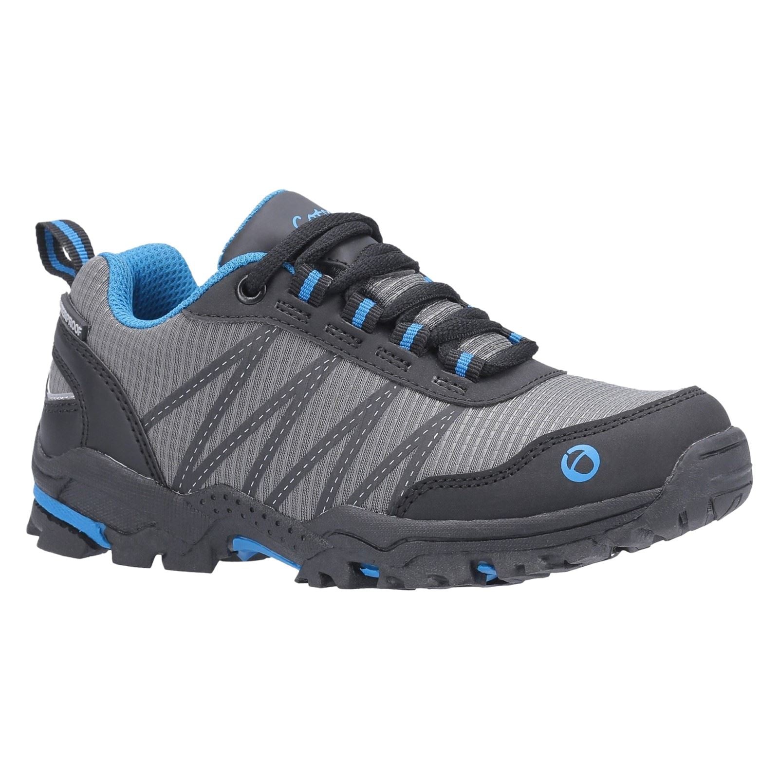 Cotswold Littledean Nylon Boy's Blue/Grey Hiking Shoes