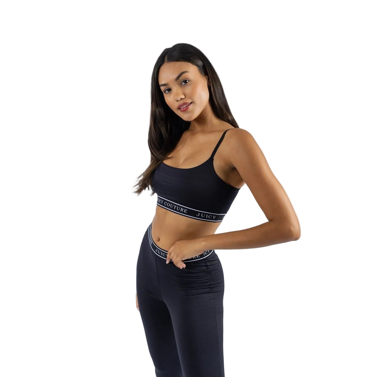Juicy Couture Bowie Nylon Women's Black Sports Bra