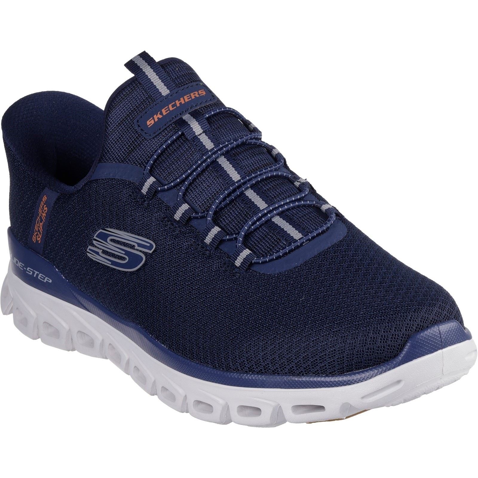 Skechers Glide-Step Noxus Textile Men's Navy Trainers