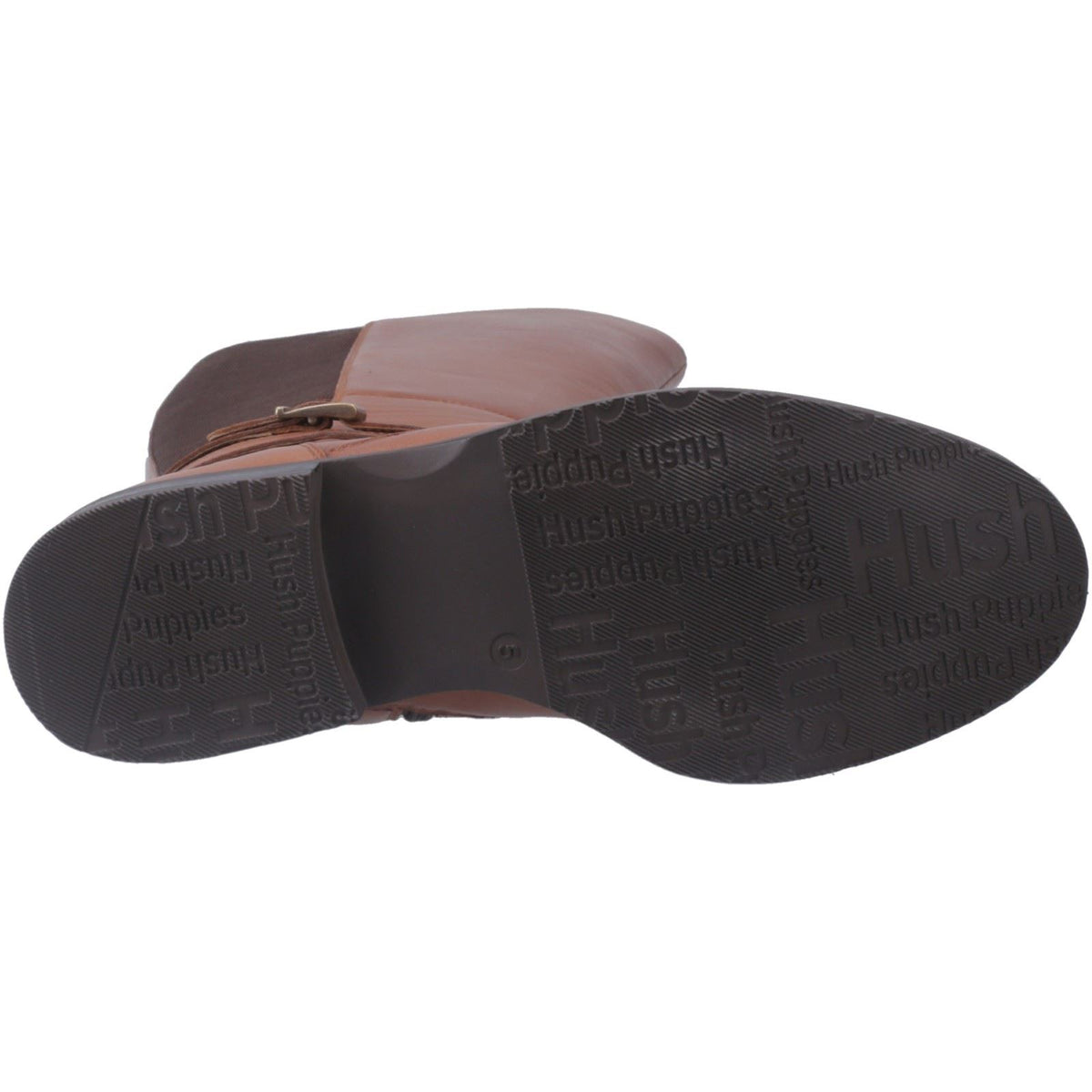 Hush Puppies Victoria Leather Women's Tan Boots