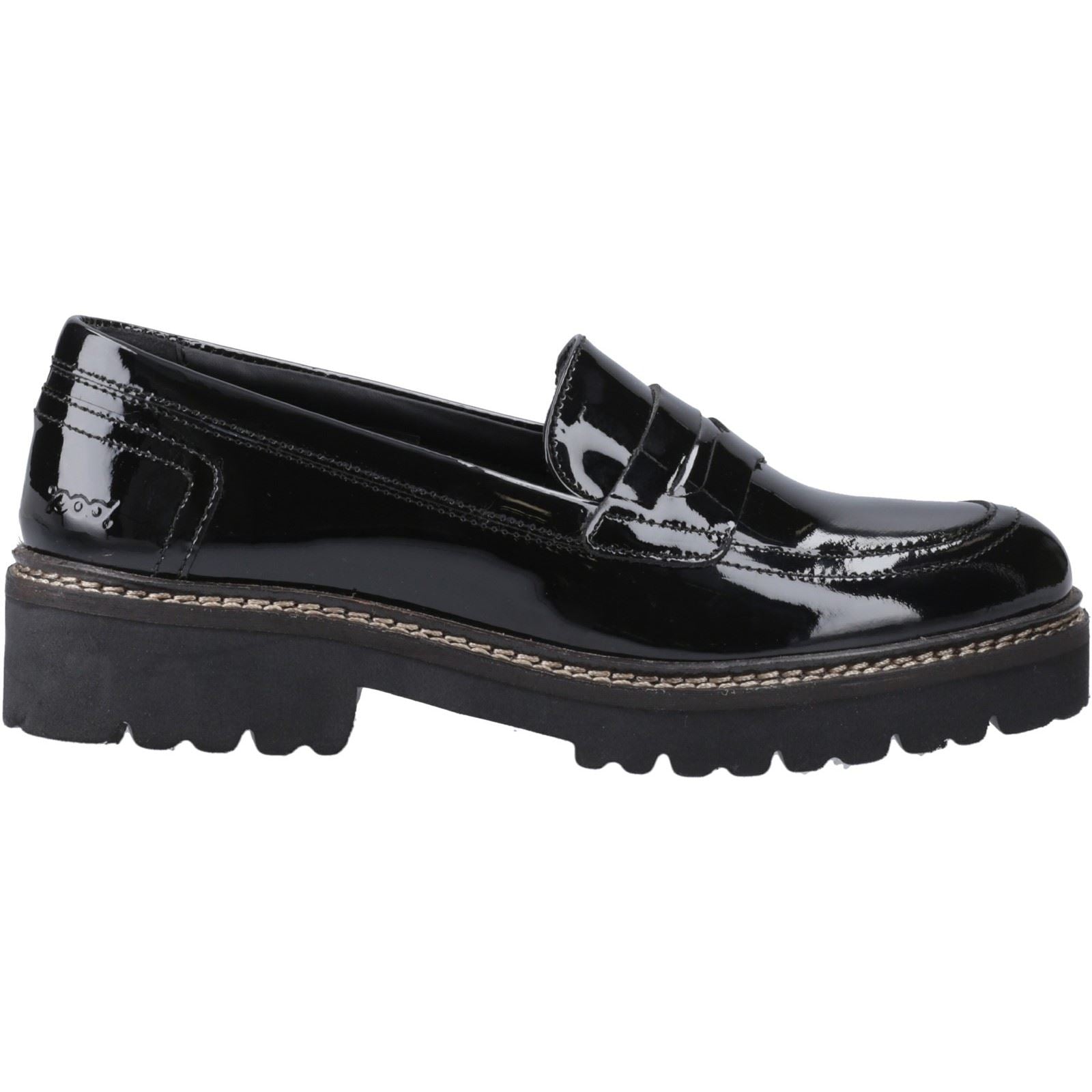 Pod Kenny Leather Women's Black Patent Loafers
