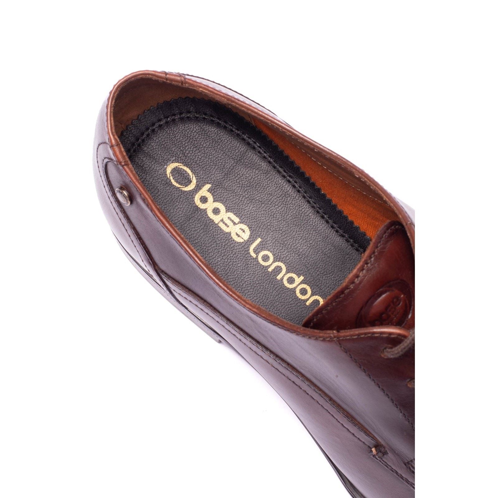 Base London Vance Leather Men's BROWN Derby Shoes