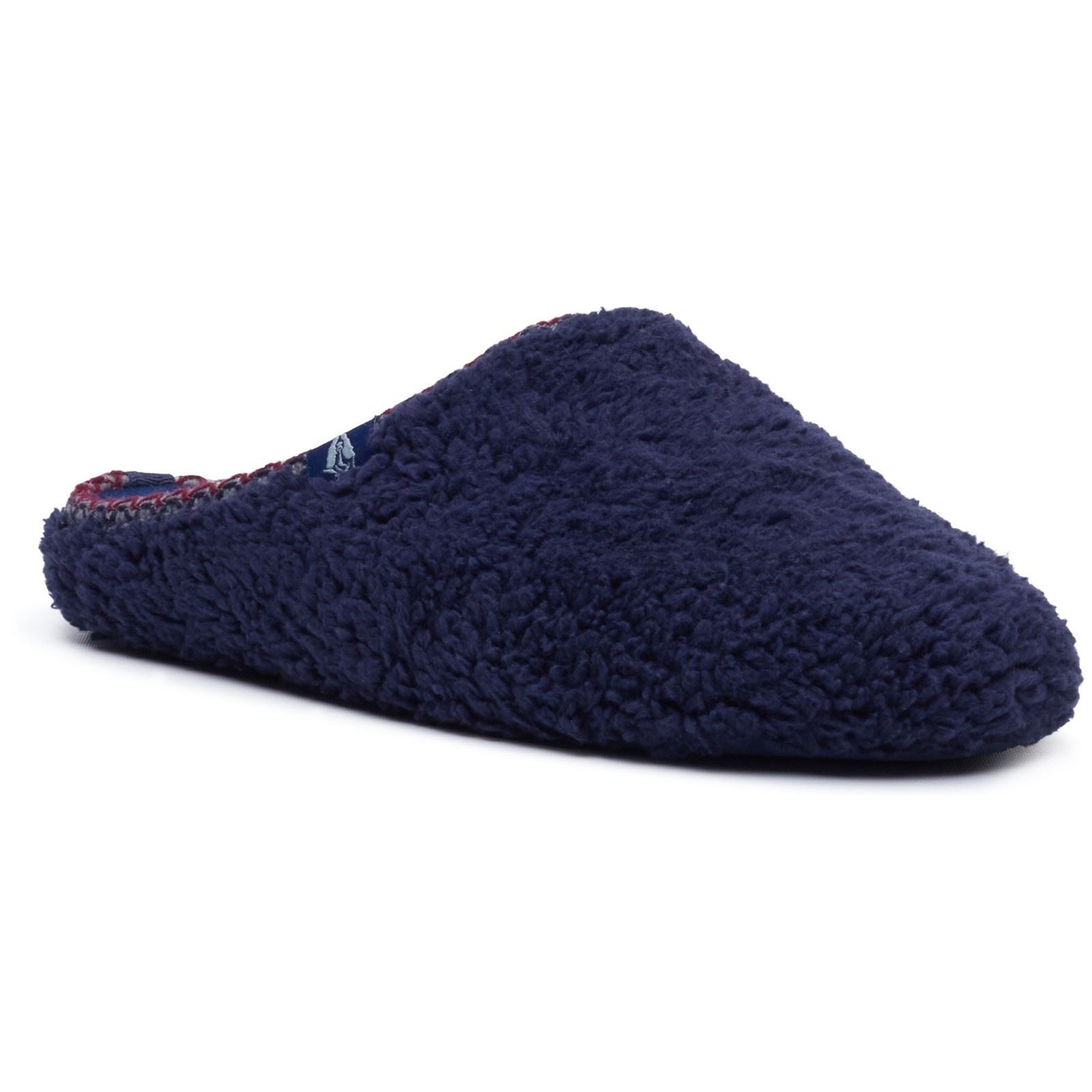 Hush Puppies Good Teddy Polyester Men's NAVY Slippers