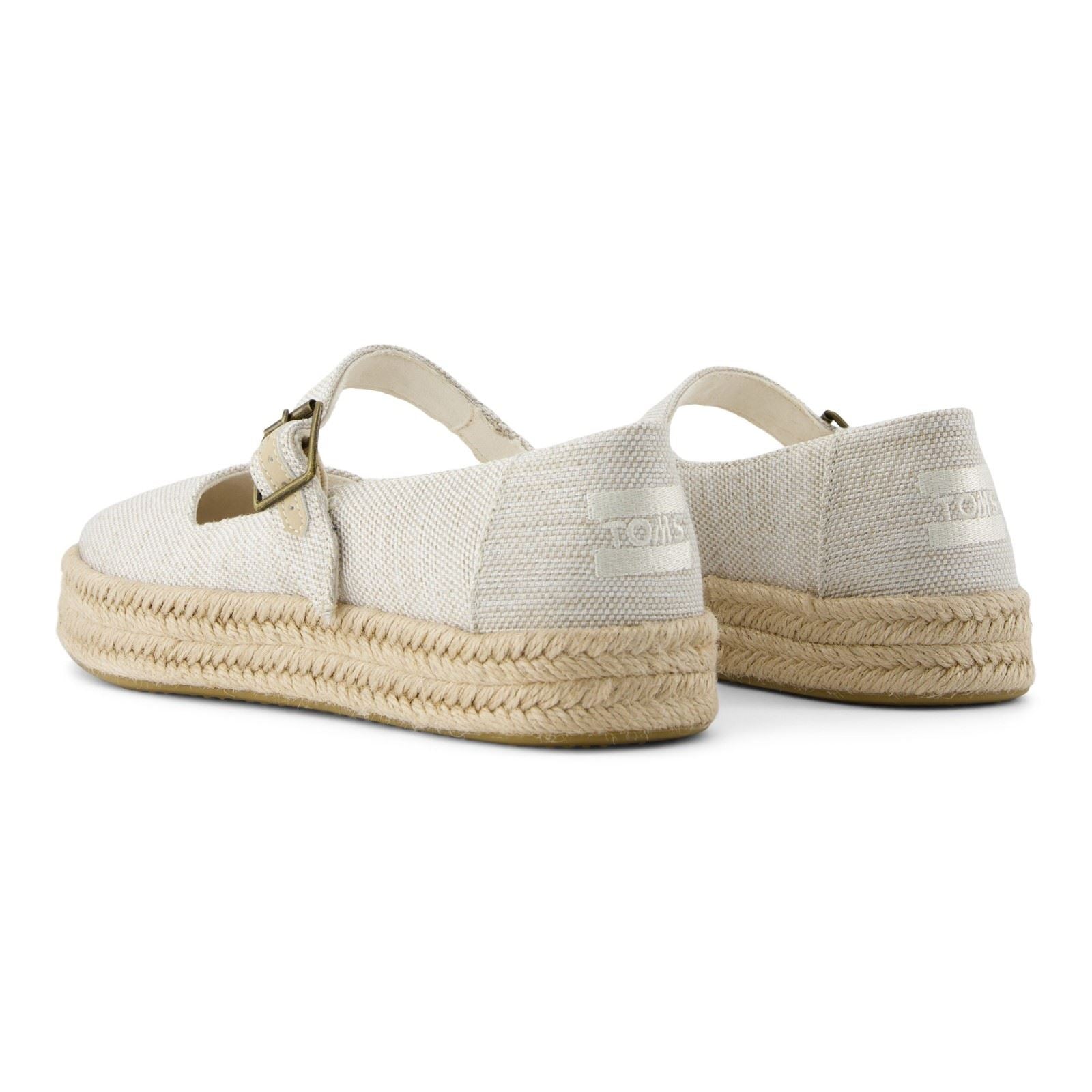 TOMS Carolina Mary Jane Nylon Women's Natural Espadrilles