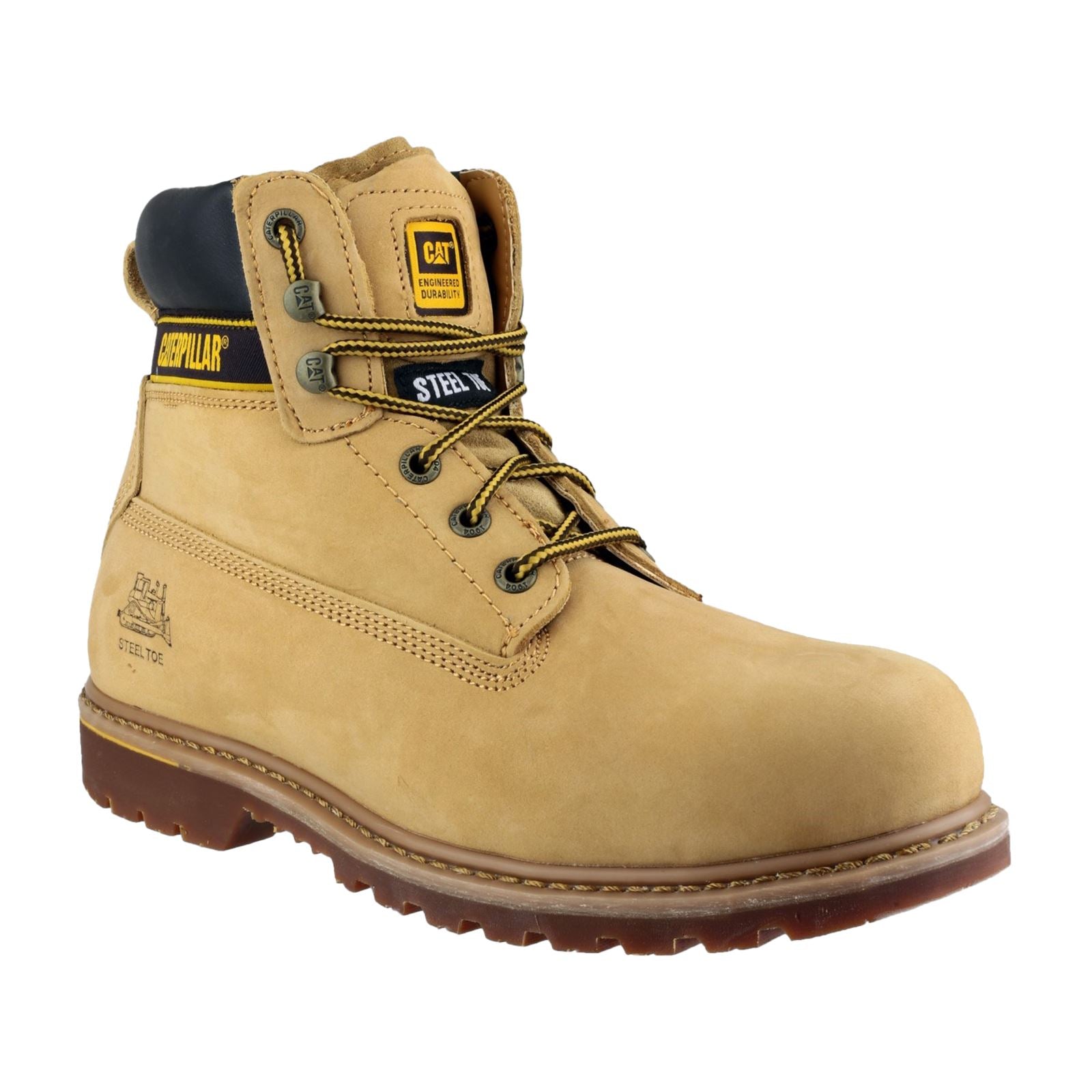 Caterpillar Holton Leather Honey Safety Boots