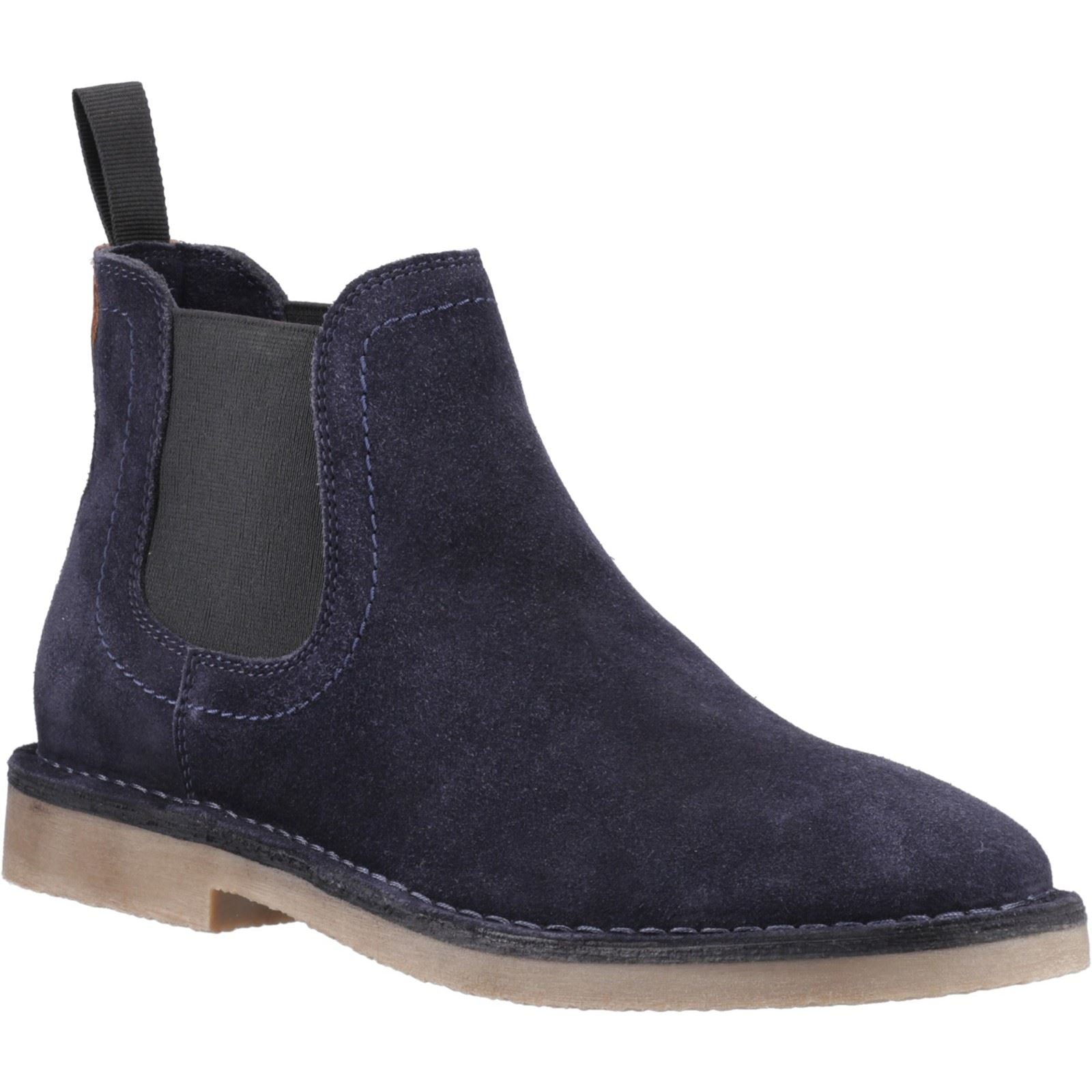 Hush Puppies Shaun Suede Men's Navy Boots