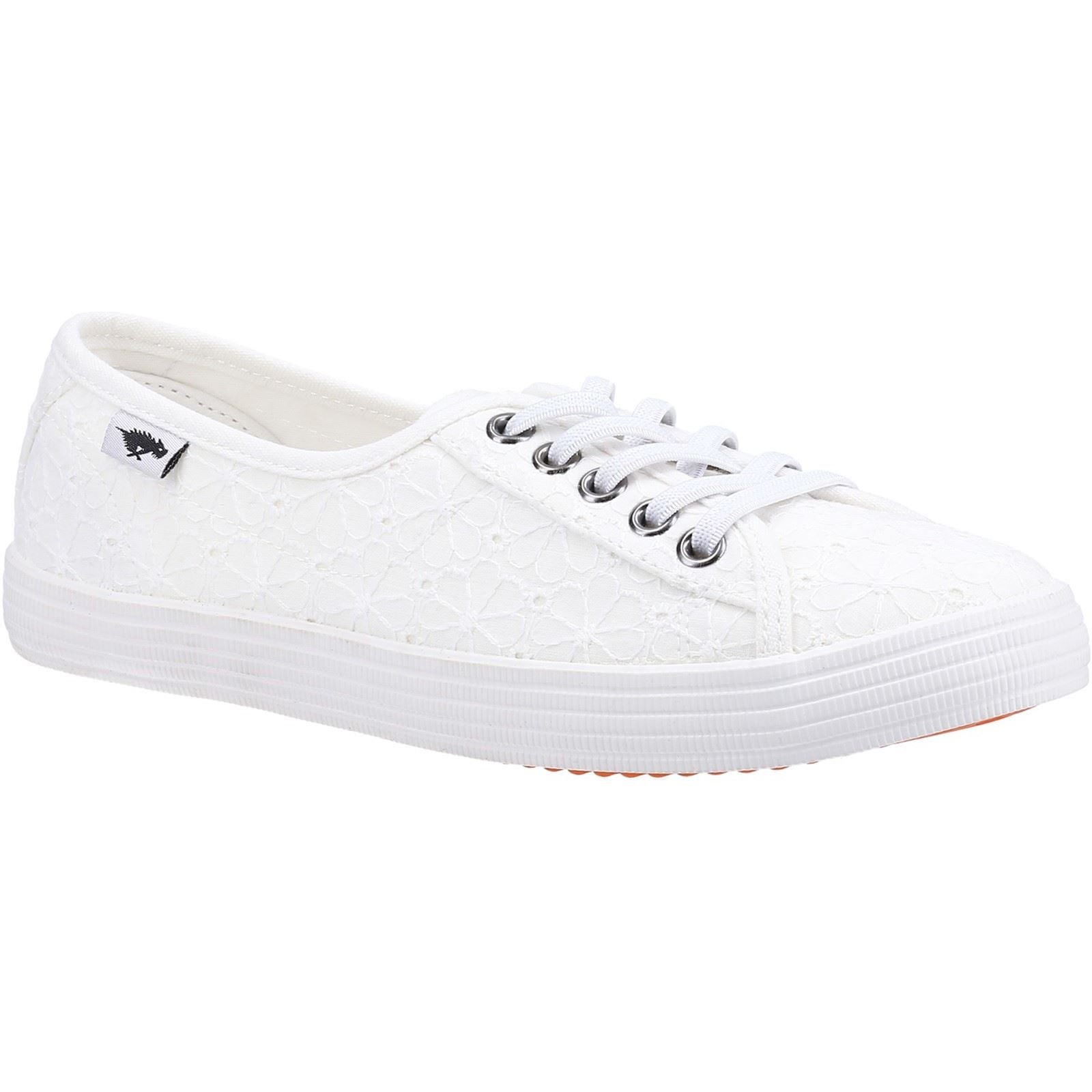 Rocket Dog Chow Chow Cotton Women's White Trainers