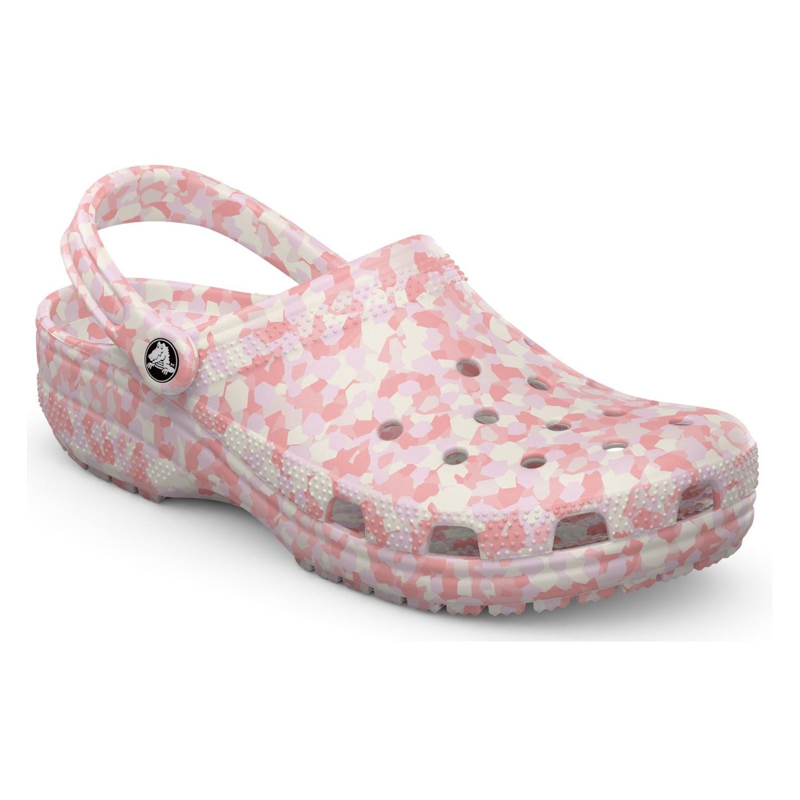 Crocs Classic Confetti Thermoplastic Women's Pink Milk/Mulit Clogs
