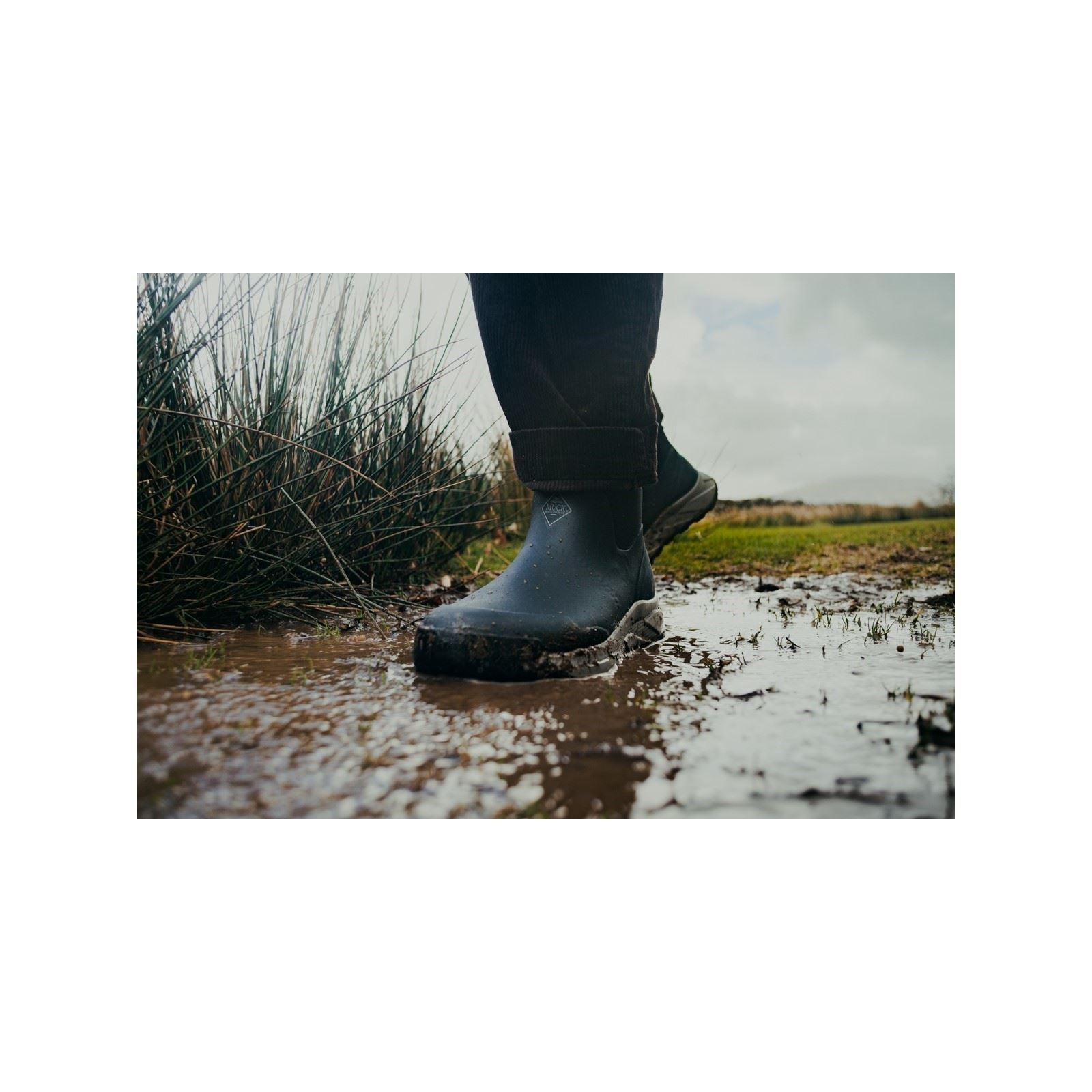 Muck Boots Outmax 6" Rubber Men's Black Wellington Boots