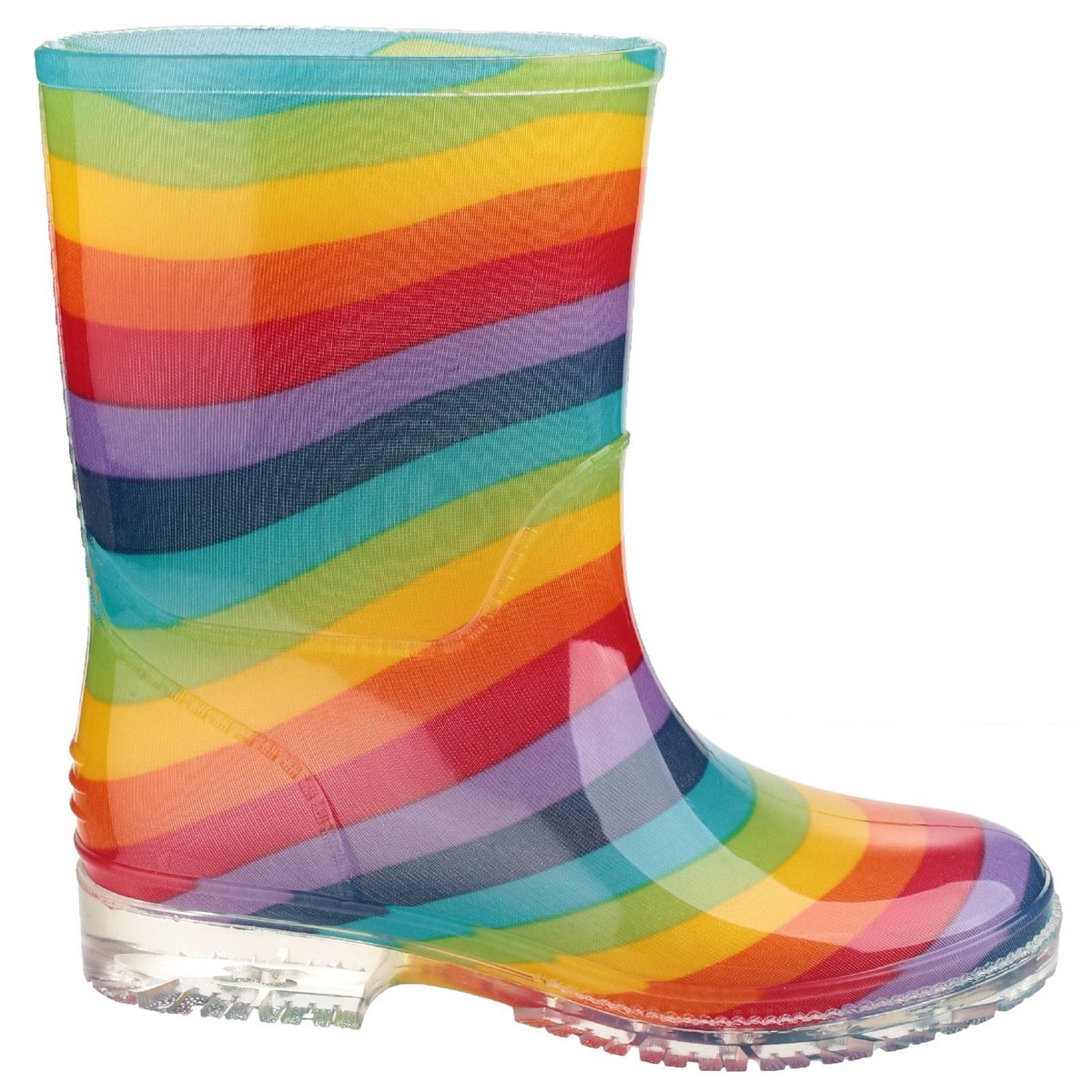 Cotswold Synthetic Junior Rainbow Wellington Boots