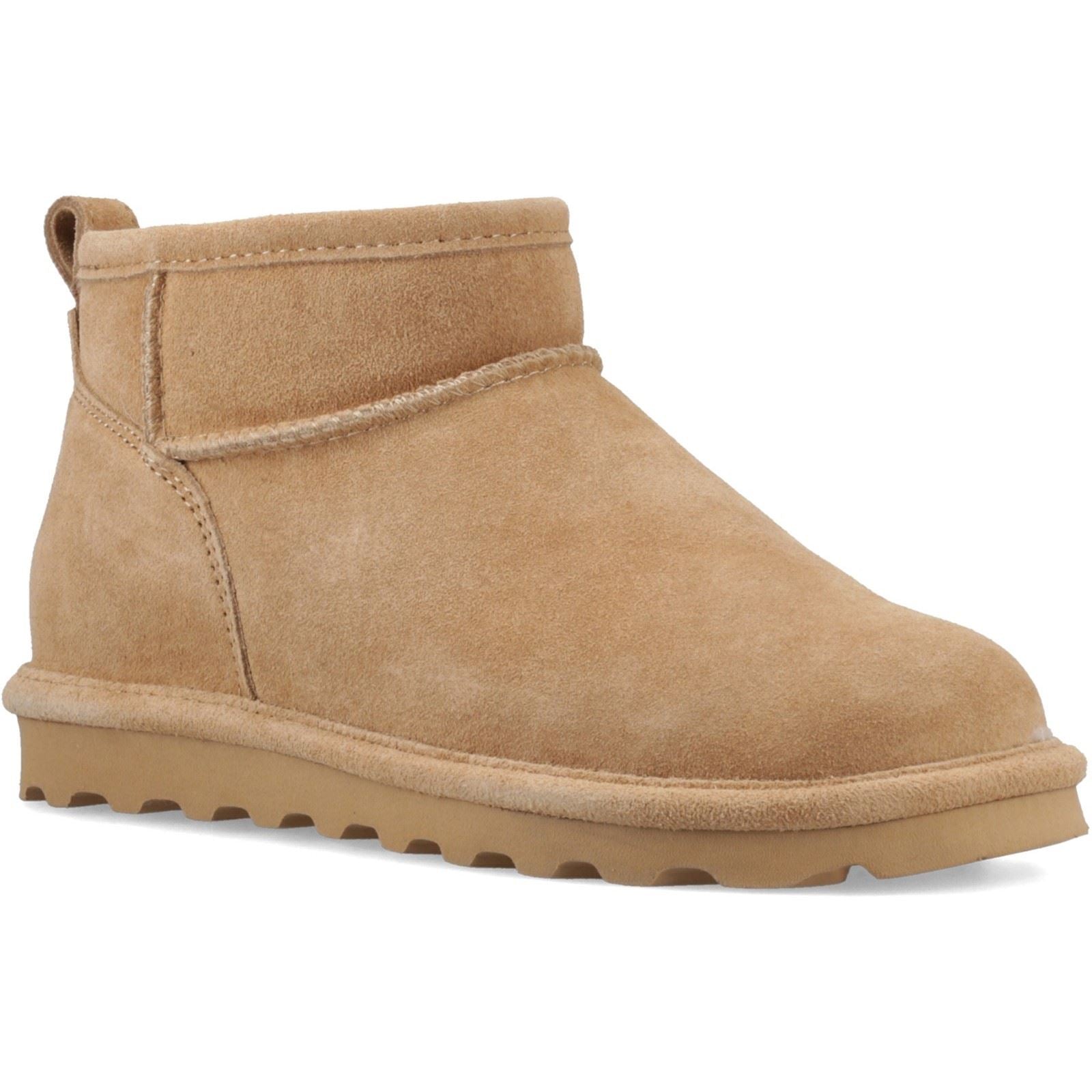 Bearpaw Shorty Suede Women's COFFEE Winter Ankle Boots