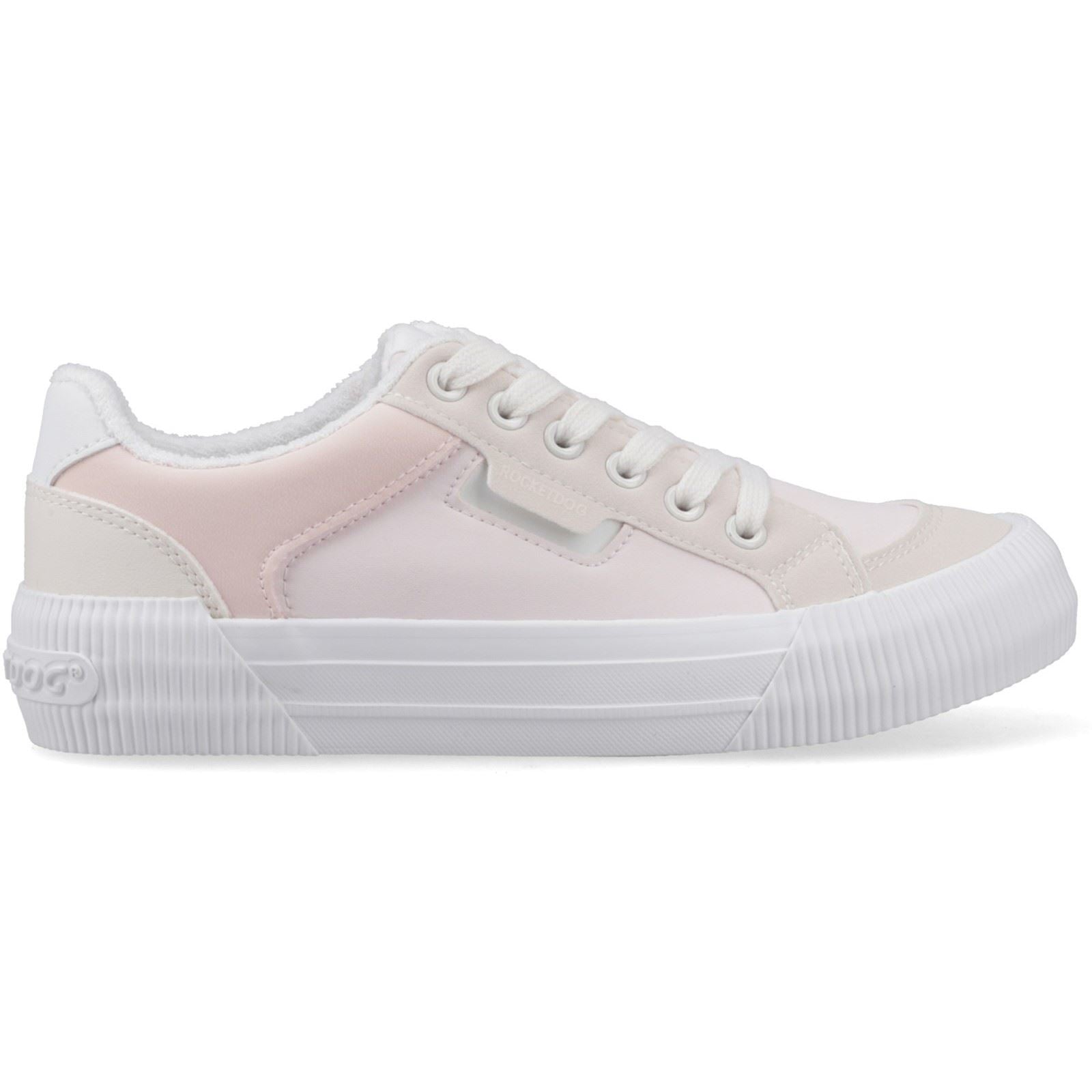 Rocket Dog Cheery Blocked Lyon Textile Women's Pale Combo Trainers
