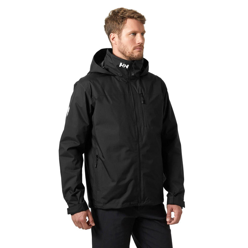 Helly Hansen Sport Crew Hooded Midlayer Sailing 2.1 Men's Black Sailing Jacket