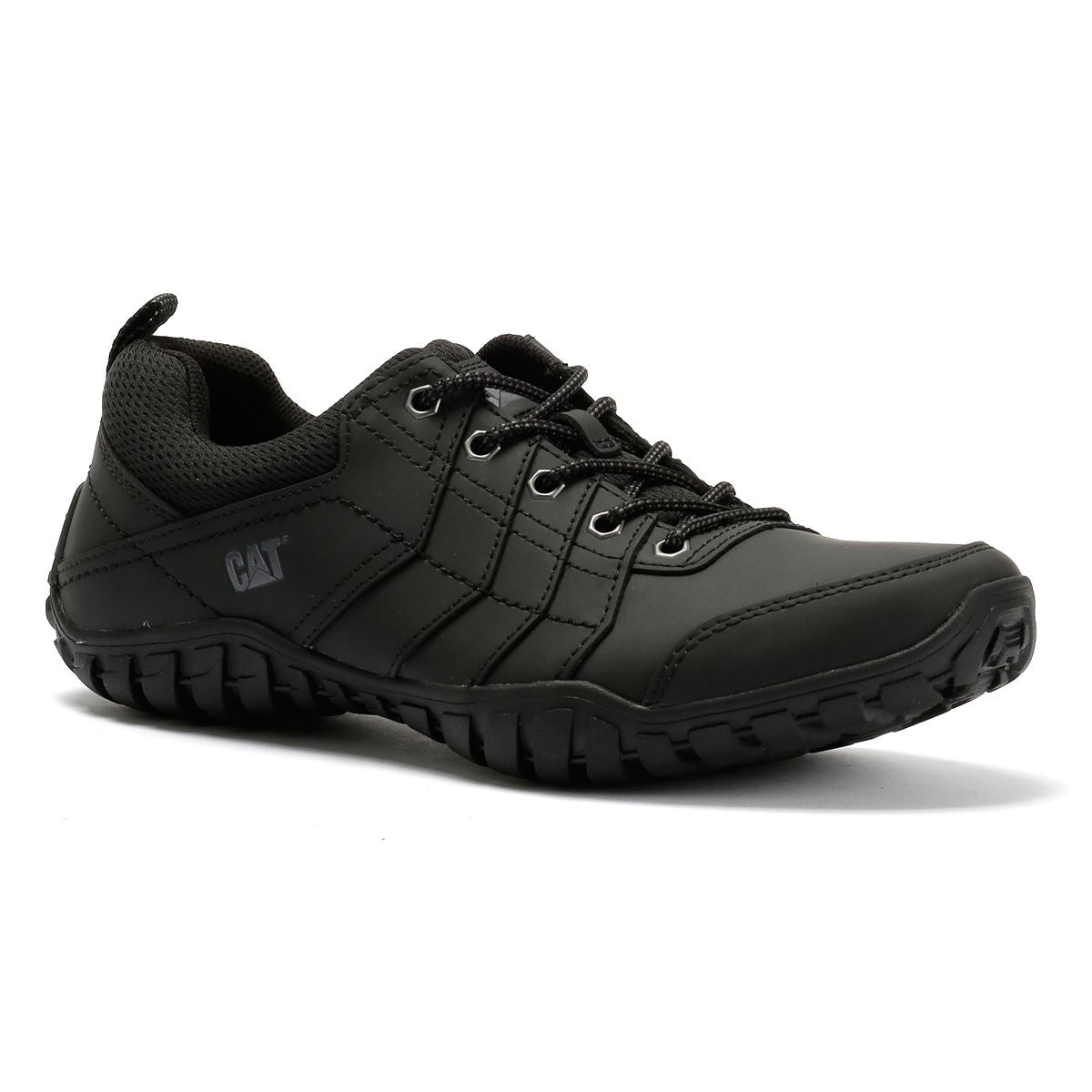 Caterpillar Instruct Suede Men's Black Lace-Up Shoes