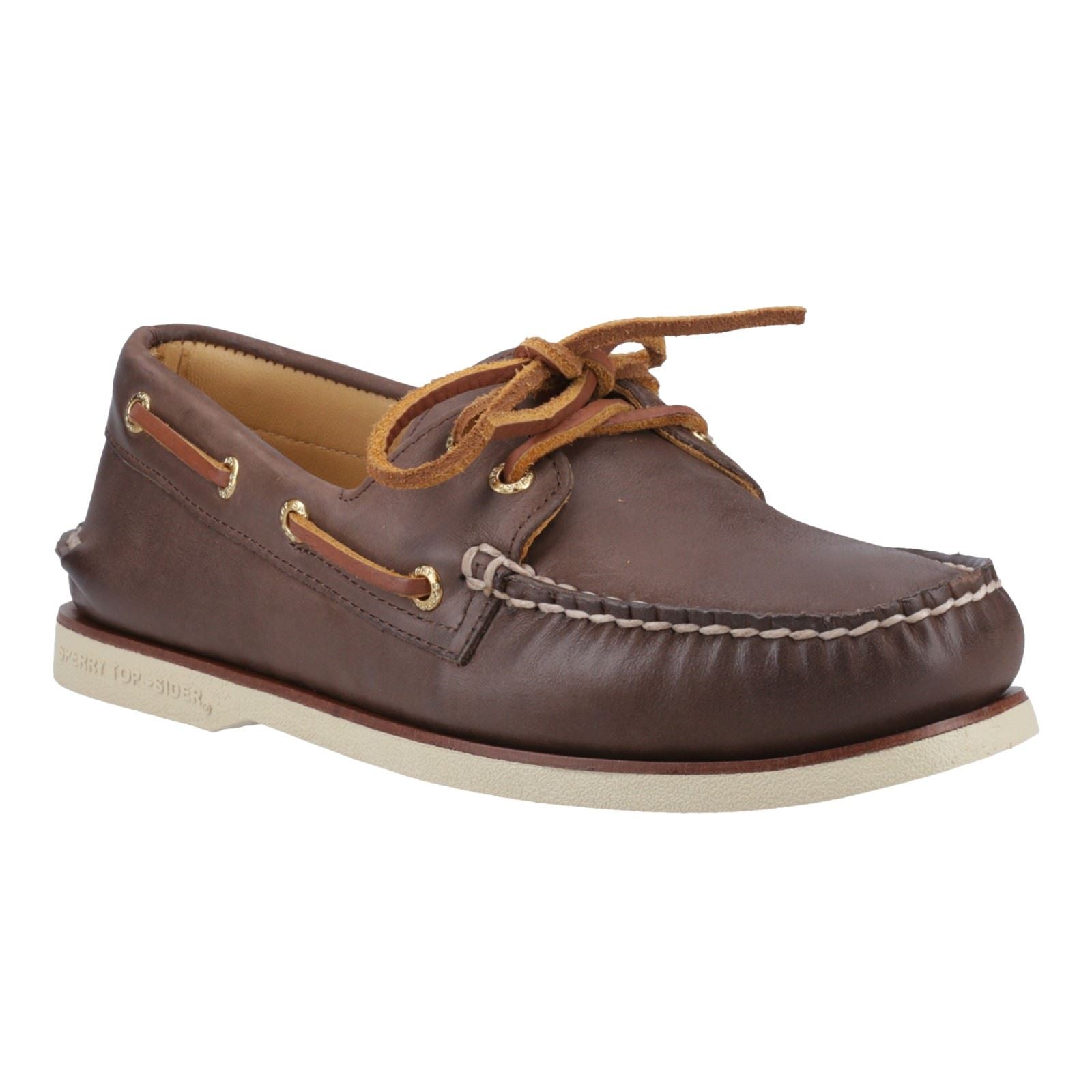 Sperry Authentic Gold Cup Leather Men's Brown Boat Shoes