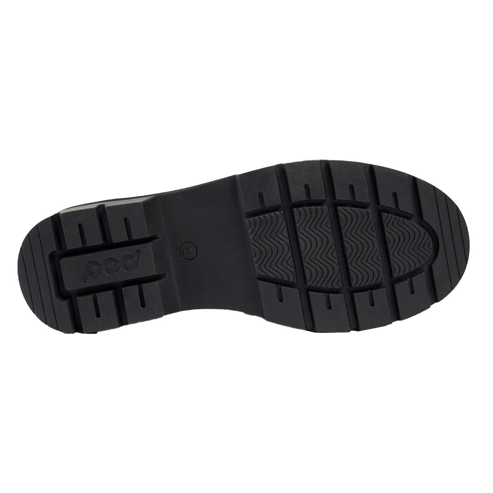 Pod Mina Leather Youth Girl's Black Loafers
