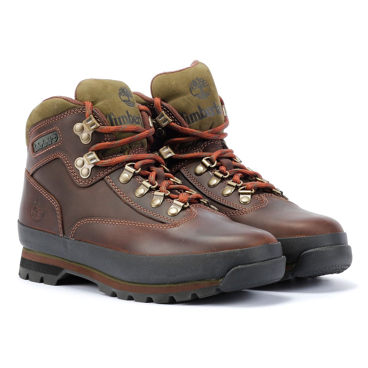 Timberland Euro Hiker Mid Lace Leather Men's Brown Boots