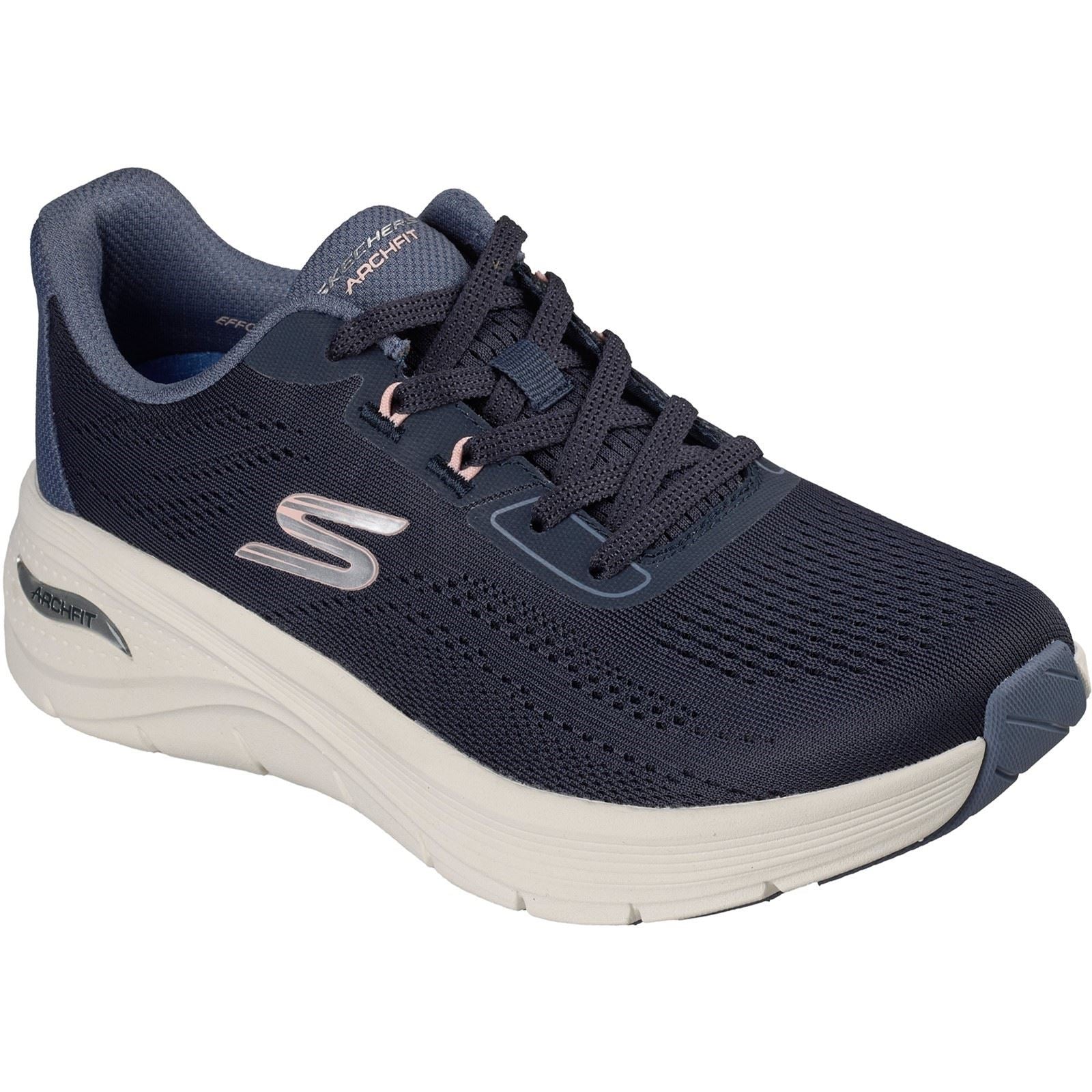 Skechers Arch Fit 3.0 Easy Flow Textile Women's Navy Trainers