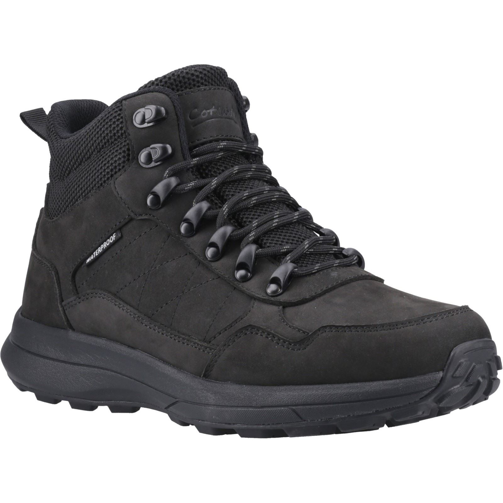 Cotswold Oddington Nubuck Men's Black Hiking Boots