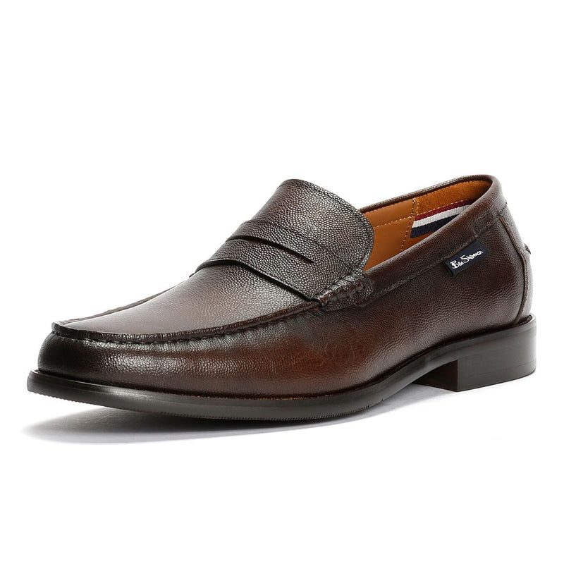Ben Sherman Hester Leather Men's Brown Loafers