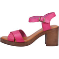 Hush Puppies Georgia Leather Women's Pink Sandals