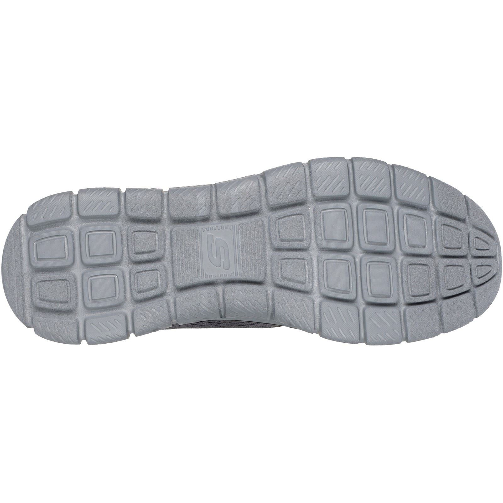 Skechers Track Leshur Synthetic Men's Charcoal/Orange Trainers
