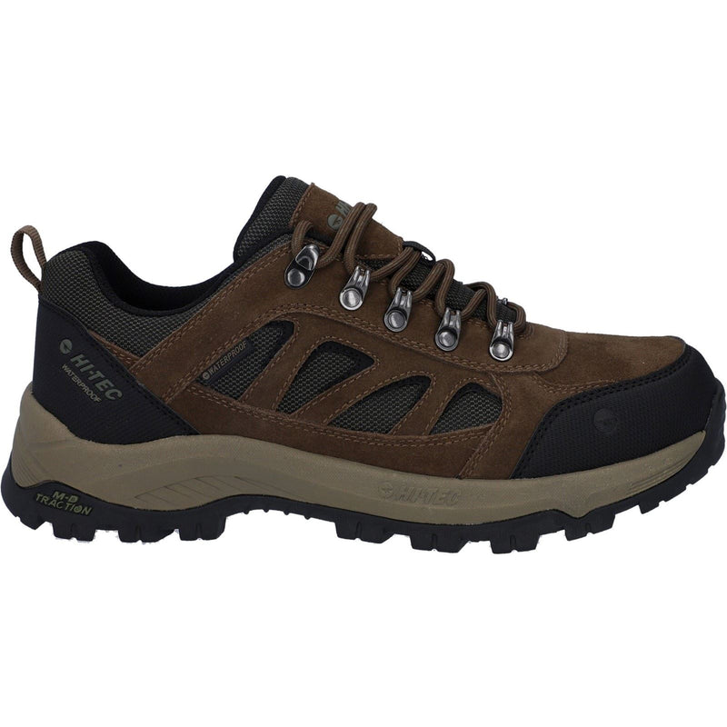 Hi-Tec Bandera Expedition Low Leather Men's Smokey Brown/Khaki Hiking Boots