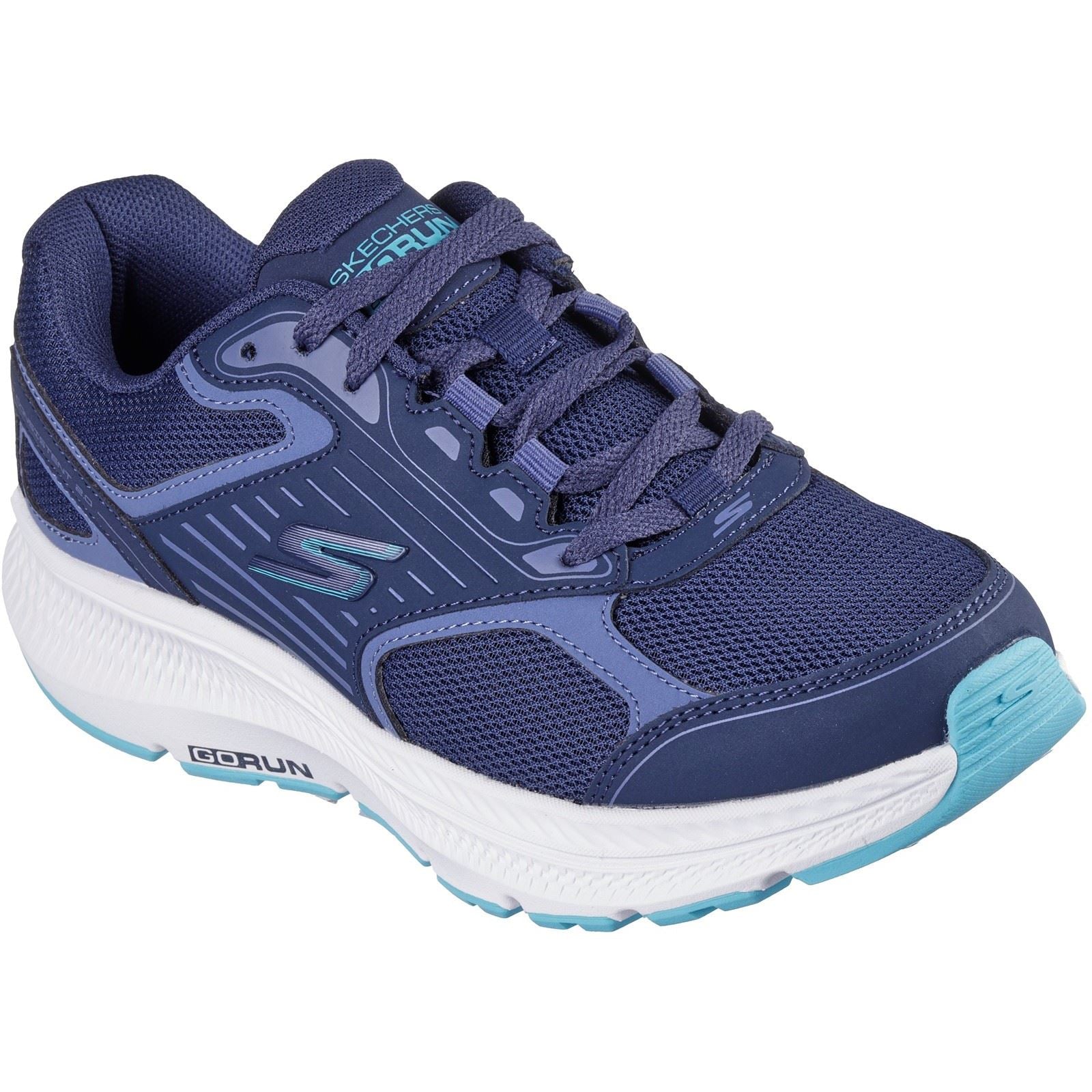 Skechers Performance GO RUN Consistent 2.0 Advantage Leather Women's Navy/Blue Trainers
