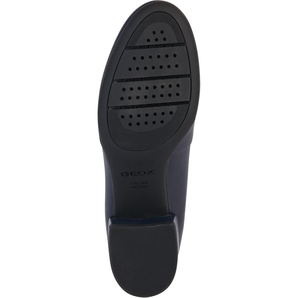 Geox D ELEANA A Leather Bovine Full Grain Women's Navy Heels