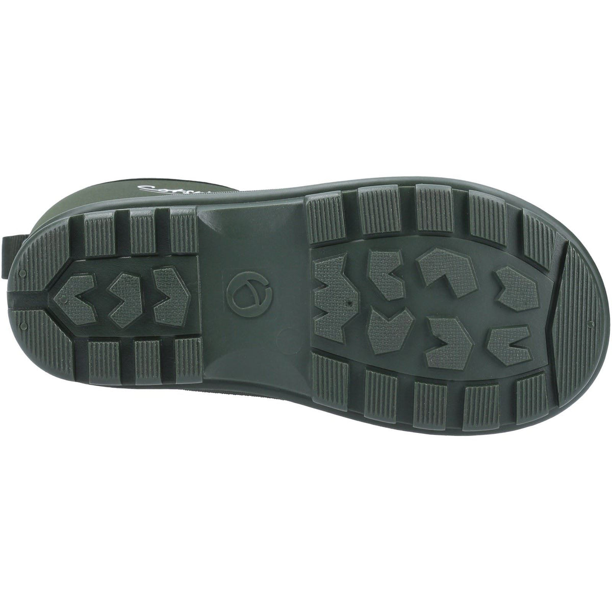 Cotswold Kids  Hilly Synthetic Green Wellington Boots