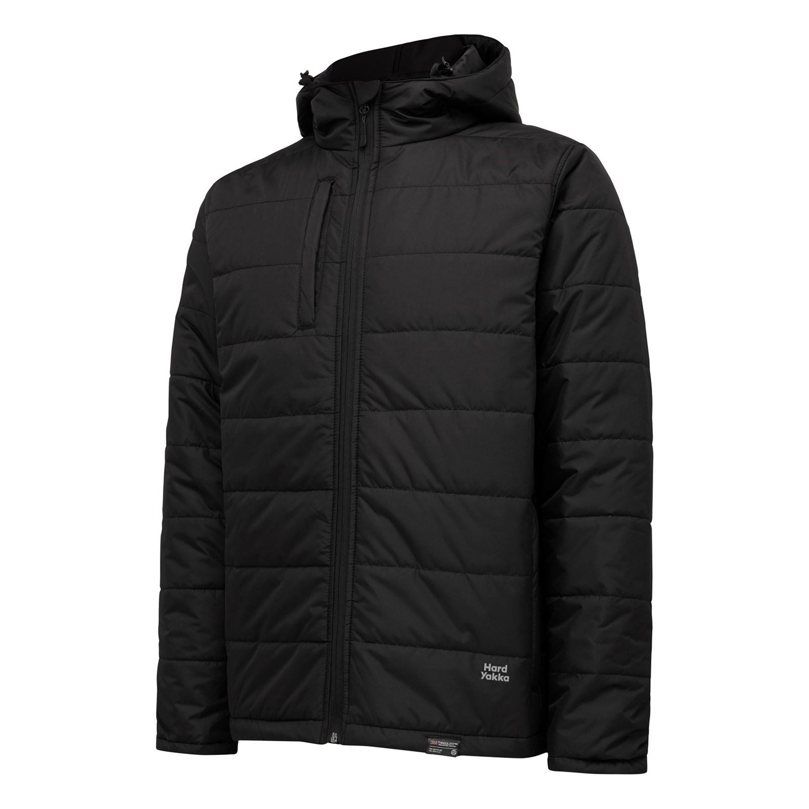 Hard Yakka Puffa 2.0 Men's Black Puffer Jacket