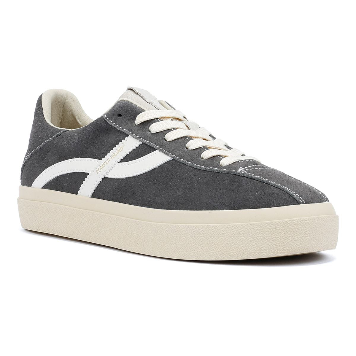 Pompeii Dart Suede Men's Grey/Ecru Trainers