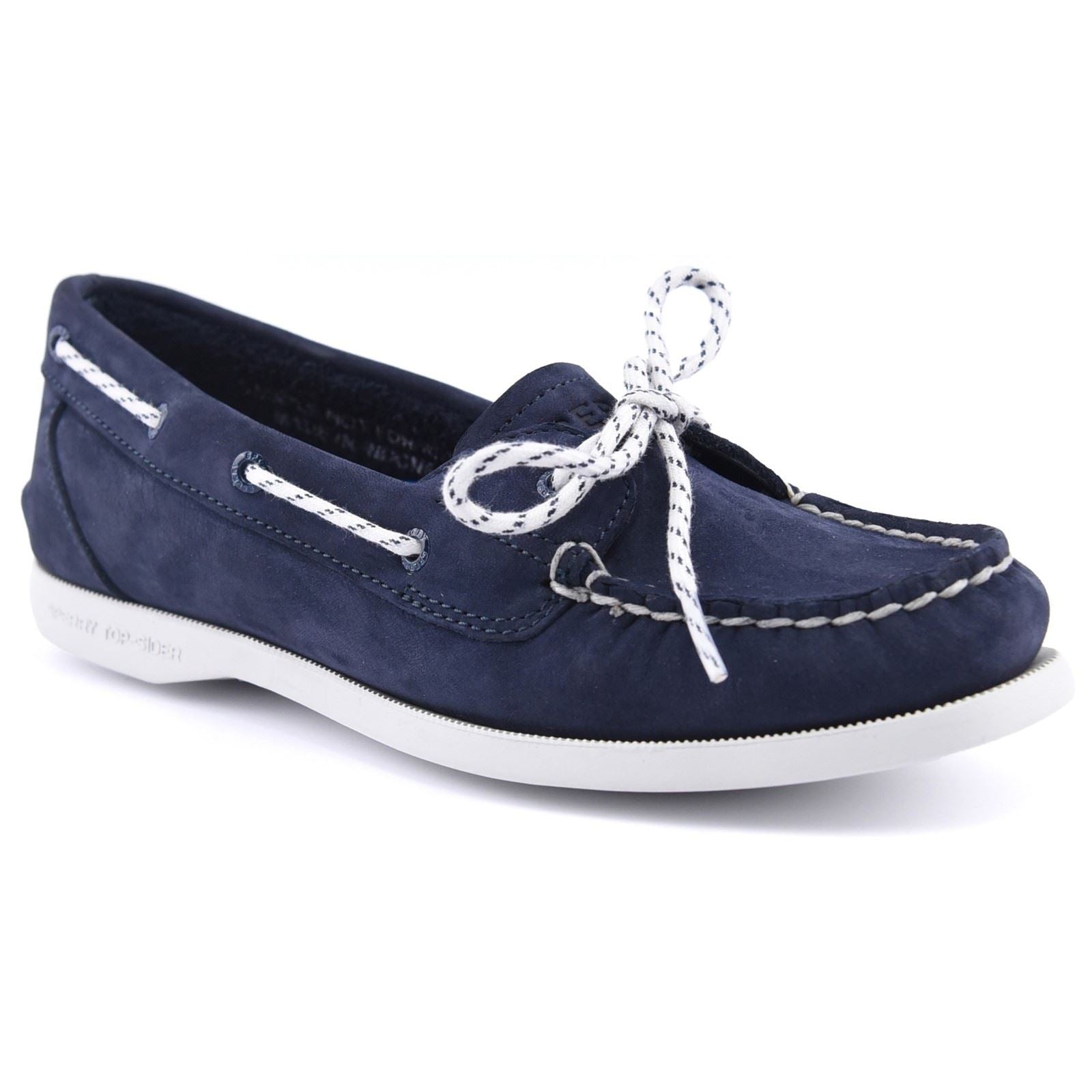 Sperry Authentic 1 Eye Leather Women's Navy Boat Shoes