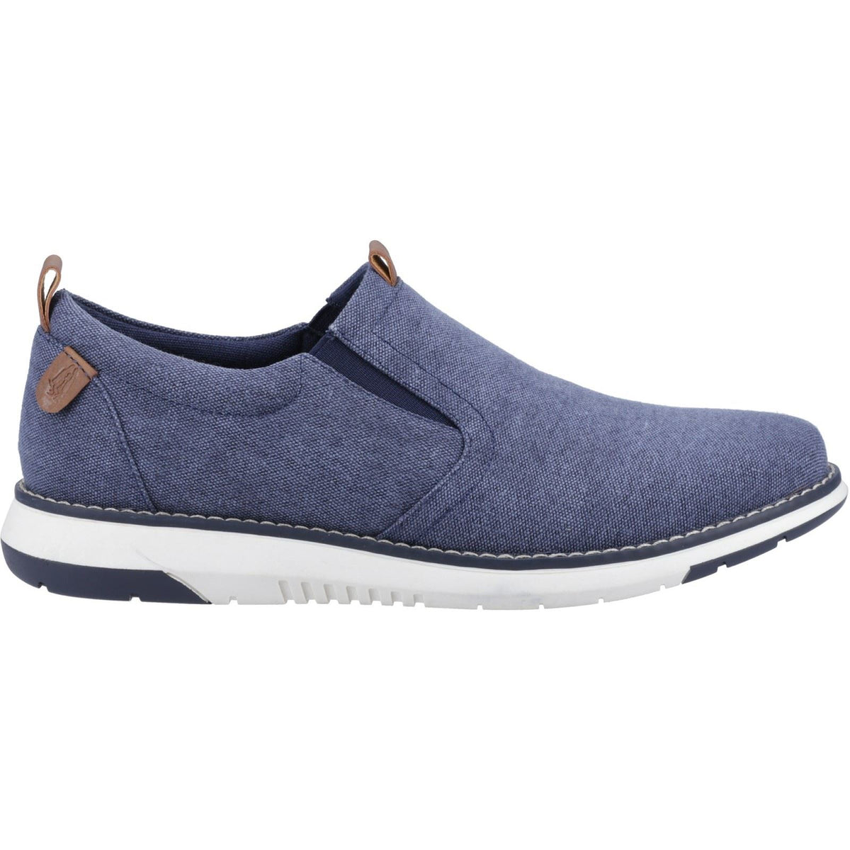 Hush Puppies Benny Canvas Men's Navy Trainers