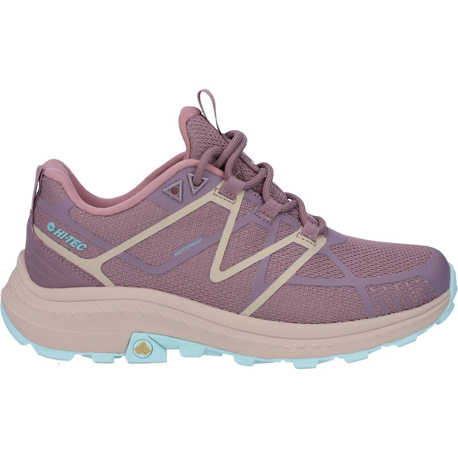 Hi-Tec Mauna Polyester Women's Toadstool/Sepia Rose Hiking Shoes