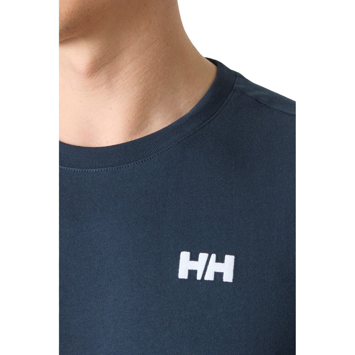Helly Hansen Sport Staple T-Shirt Cotton Men's Blue Short Sleeve T-Shirts