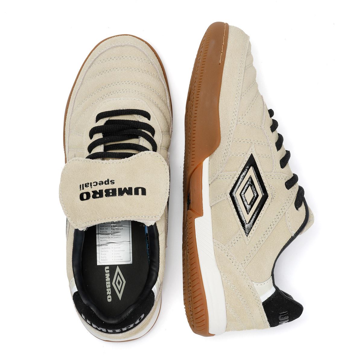 Umbro Speciali TR Suede Dust/Black/Sand Trainers