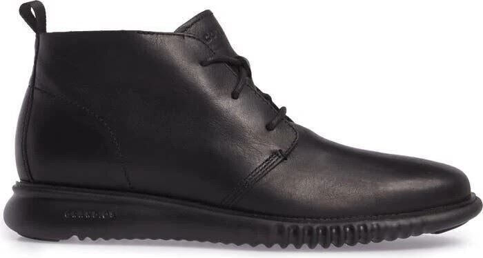 Cole Haan 2.Zerogrand Leather Men's Black Chukka Boots