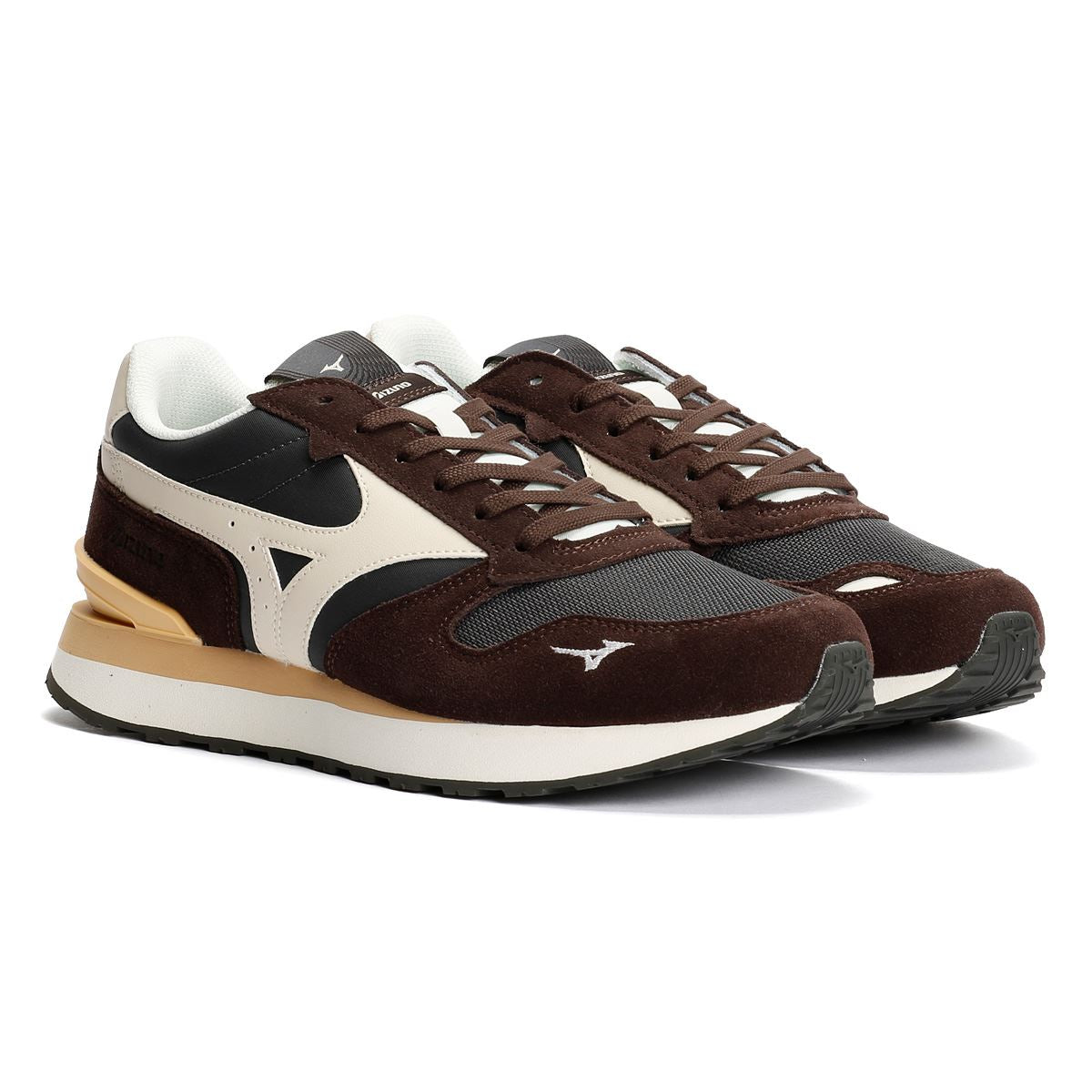 Mizuno RB87 Suede Black Sand/Summer Sand/Mole Trainers