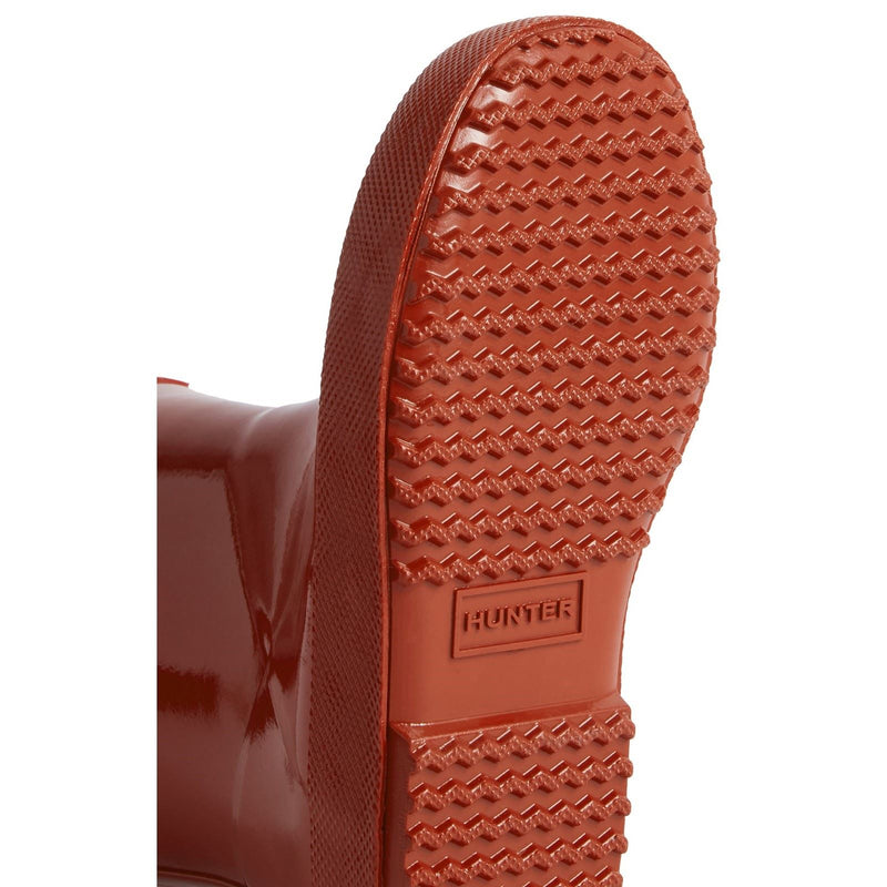 Hunter Kids First (Gloss) Rubber Military Red Wellington Boots