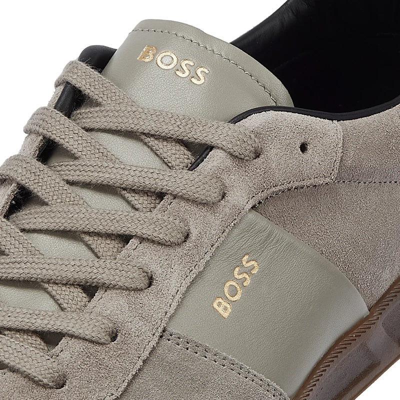 Mens grey sales hugo boss trainers